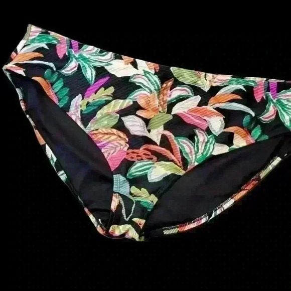 Time And Tru Other - NWT TIME & TRU Bikini Hawaiian Bottoms LINED Mid Rise Swim Bathing suit size 3x